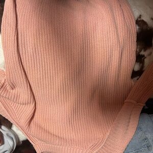 Women's Pink Knit Sweater